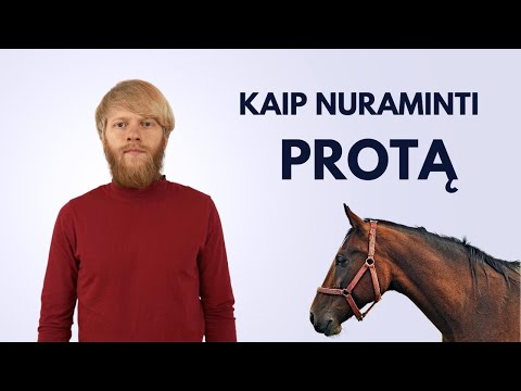 Kaip nuraminti protą