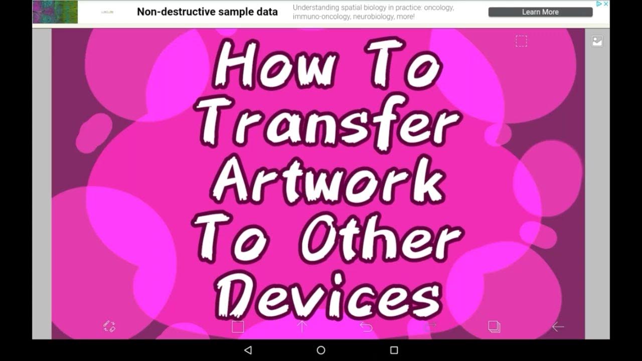 How To Transfer Artwork To Other Devices Ibis Paint X YouTube
