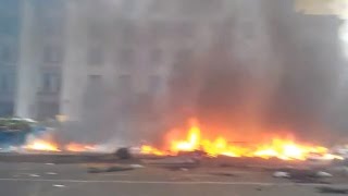 Ukraine War - Russian subversives HQ is set on fire in Odessa Ukraine Ukraine War - Russian subversives HQ is set on fire in Odessa Ukraine