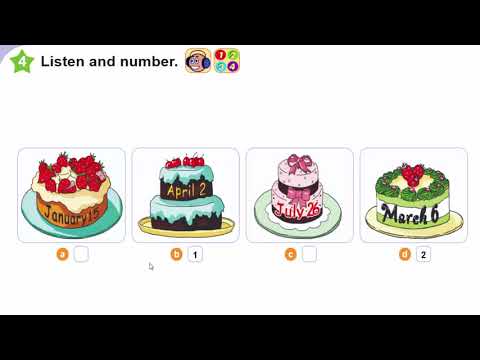 Video Tiếng Anh Lớp 4 || Unit 4 WHEN'S YOUR BIRTHDAY? Lesson... - YouTube