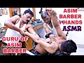 Totally Unique Asim Barber 4 Hands ASMR Massage With Guru Of Asim Barber | Guru and disciple ASMR