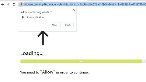 Allowsuccess.org pop-up notifications (removal guide).