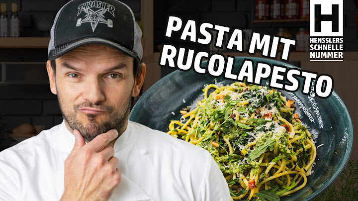 Quick Pasta with Rucola Pesto Recipe by Steffen Henssler