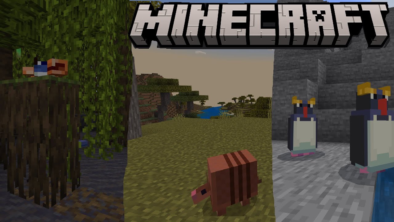 Minecraft Mob Vote 2023: Armadillo Mod Minecraft Mod