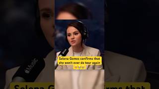 Selena Gomez confirms that she won't ever do tour again😭 #selenagomez #zanelowe #interview #shorts