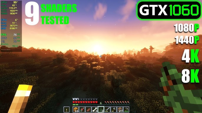 GT 710  Minecraft - 4K, 1080p, 720p - With and without Shaders! - EP3 
