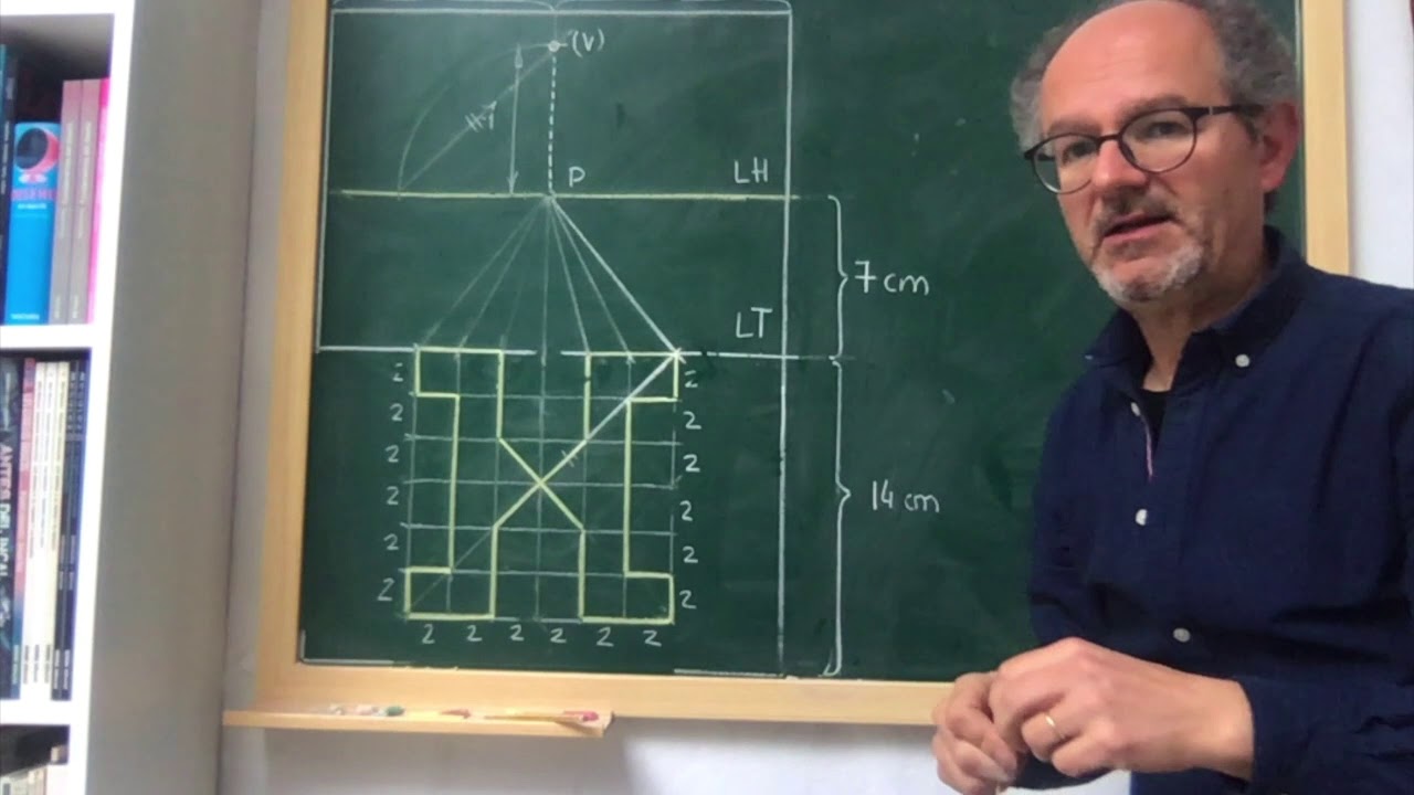 Ejercicio de perspectiva cónica frontal
