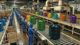 “How Giant Polycarbonate Water Tanks Are Made in Mega Factory”