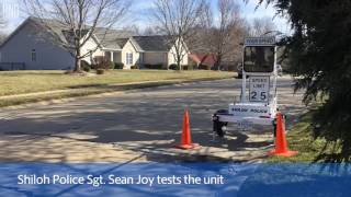 Shiloh Police Have A New Speed Radar Uni