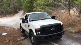 Truck Drive Up Stone Mountain