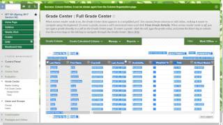 Hiding Gradebook Columns