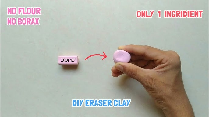 How to make Kneaded Eraser at home/DIY Eraser /homemade Kneaded Eraser /Moldable  Eraser 
