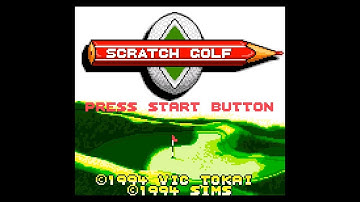 Scratch Golf (Game Gear 60Hz) - Intro / Attract Mode