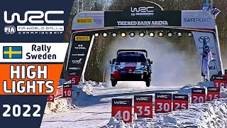 WRC Rally Highlights : Rally Sweden 2022 - Day 2 - Stage 10 to 12