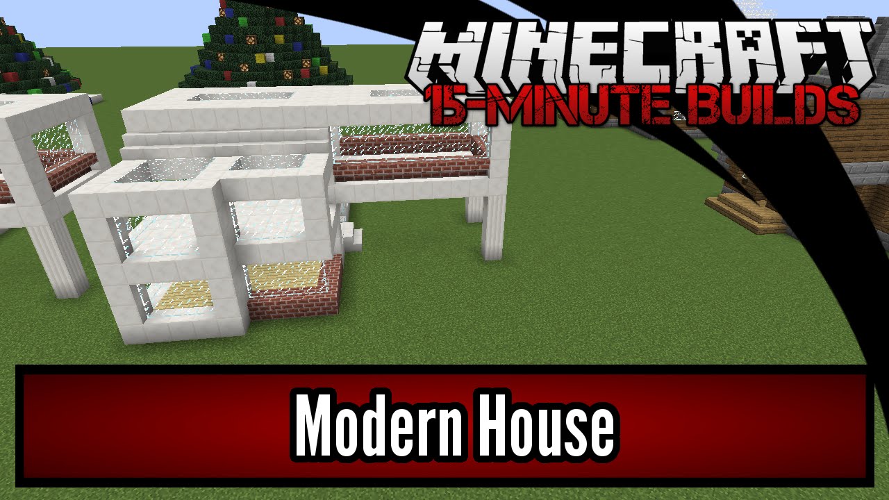 🏡 Minecraft Tutorial, How to Build a MODERN HOUSE in Minecraft 1.19, LGDC - Ep 15