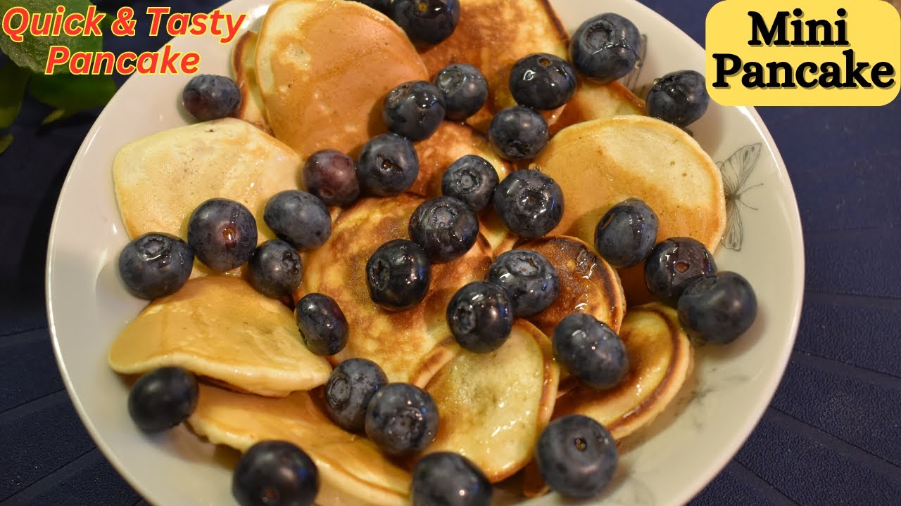 Now Try This New Mini Pancake Recipe | Quick & fluffy Pancake | Home ...
