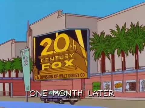 Simpsons predicted Walt Disney-21st Century Fox merger in 1998