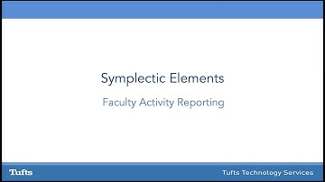 Elements: Faculty Activity Reporting