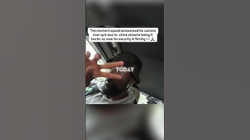 Speed FIRED his CAMERAMAN Slipz😱🤯