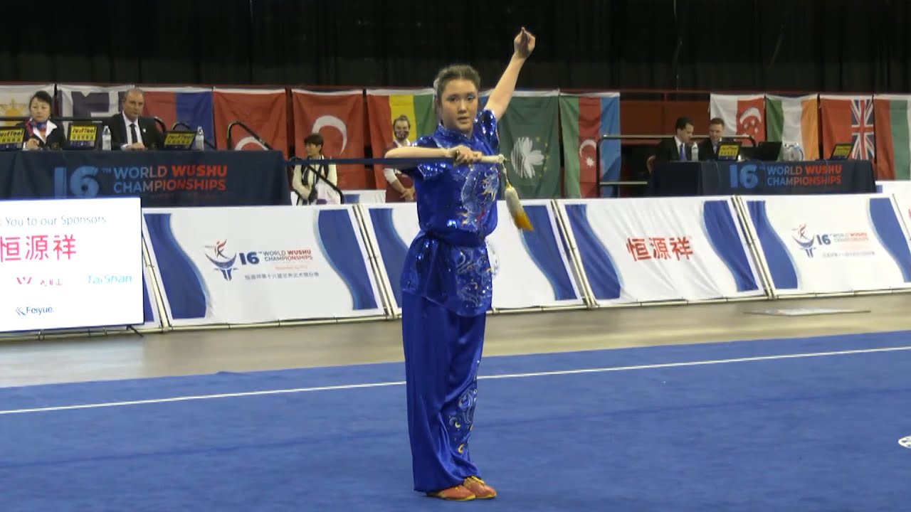 Grace Wiebe [CAN] - Women's Jianshu - HYX 16th World Wushu Championships