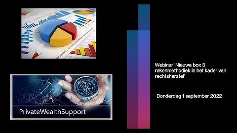 Webinar Box 3: nieuwe rekenmethode in het kader van rechtsherstel en implementatie hiervan in de PWN