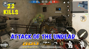 ATTACK OF THE UNDEAD......COD GAMEPLAY ( CRASH MAP ) ( NO COMMENTARY )