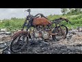 HONDA WIN 110 car restoration | Restoring burnt motorcycles