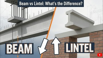 The difference between Beam and lintel