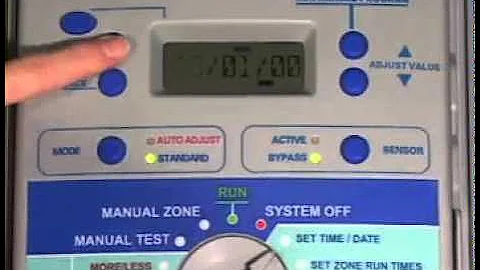 SmartLine Irrigation Timer   Set Time Date mpg   YouTube