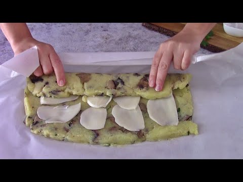 Video: Come Fare Un Rotolo Di Patate Con Funghi