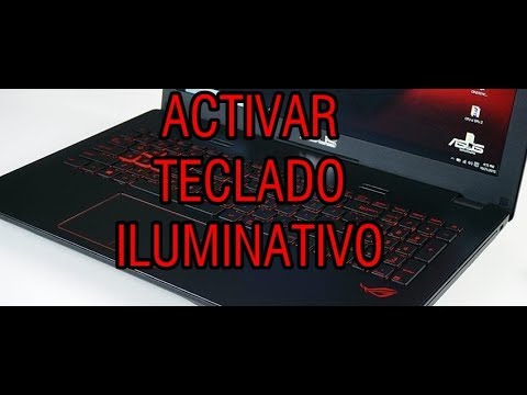 LIGHTING ACTIVATE ASUS LAPTOP -