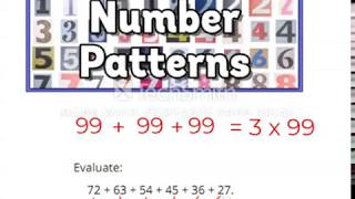 Identifying and Solving Number Patterns