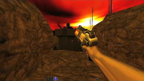 Quake 2 level: The Azure Mine (replay)