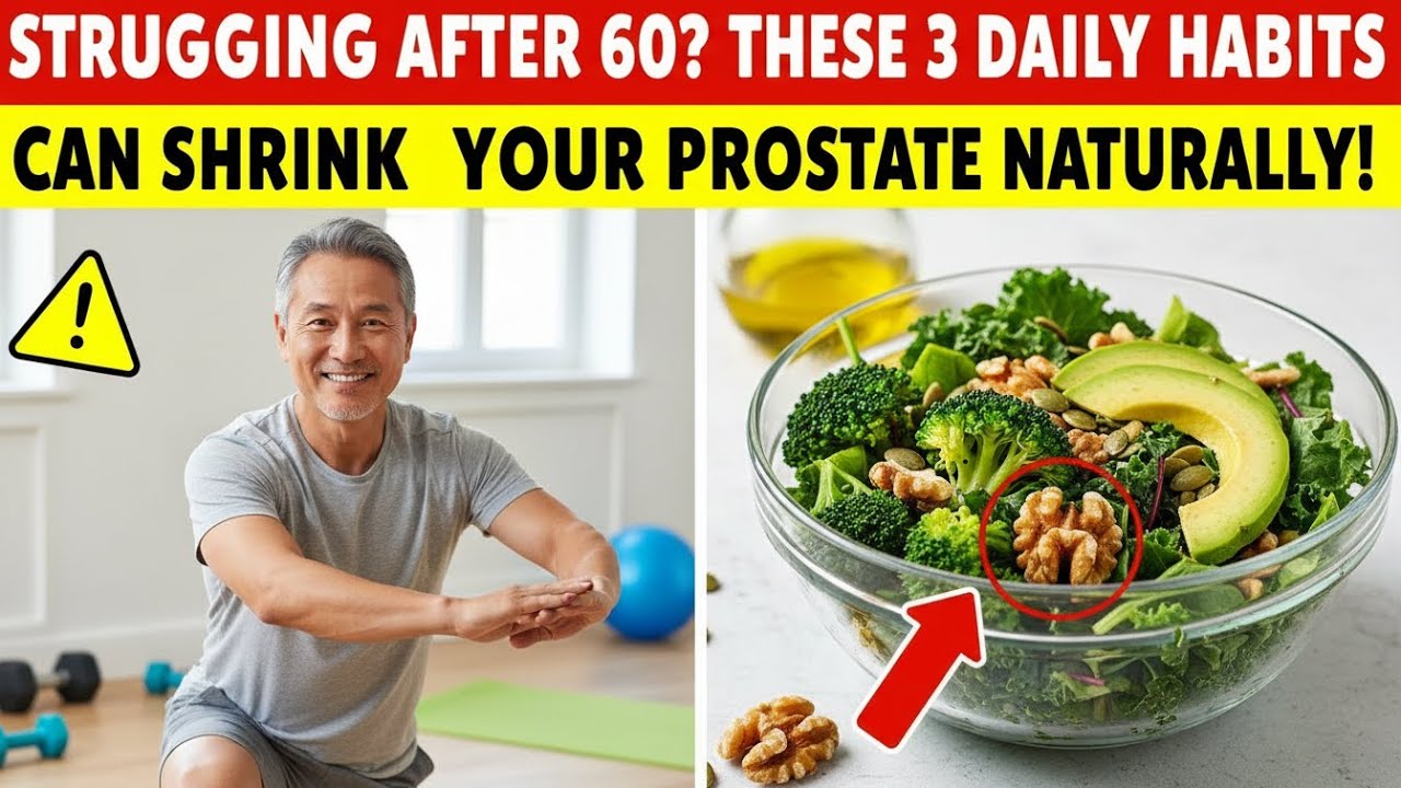 Seniors: Do THESE 3 Daily Habits to Shrink Your Prostate Naturally After 60