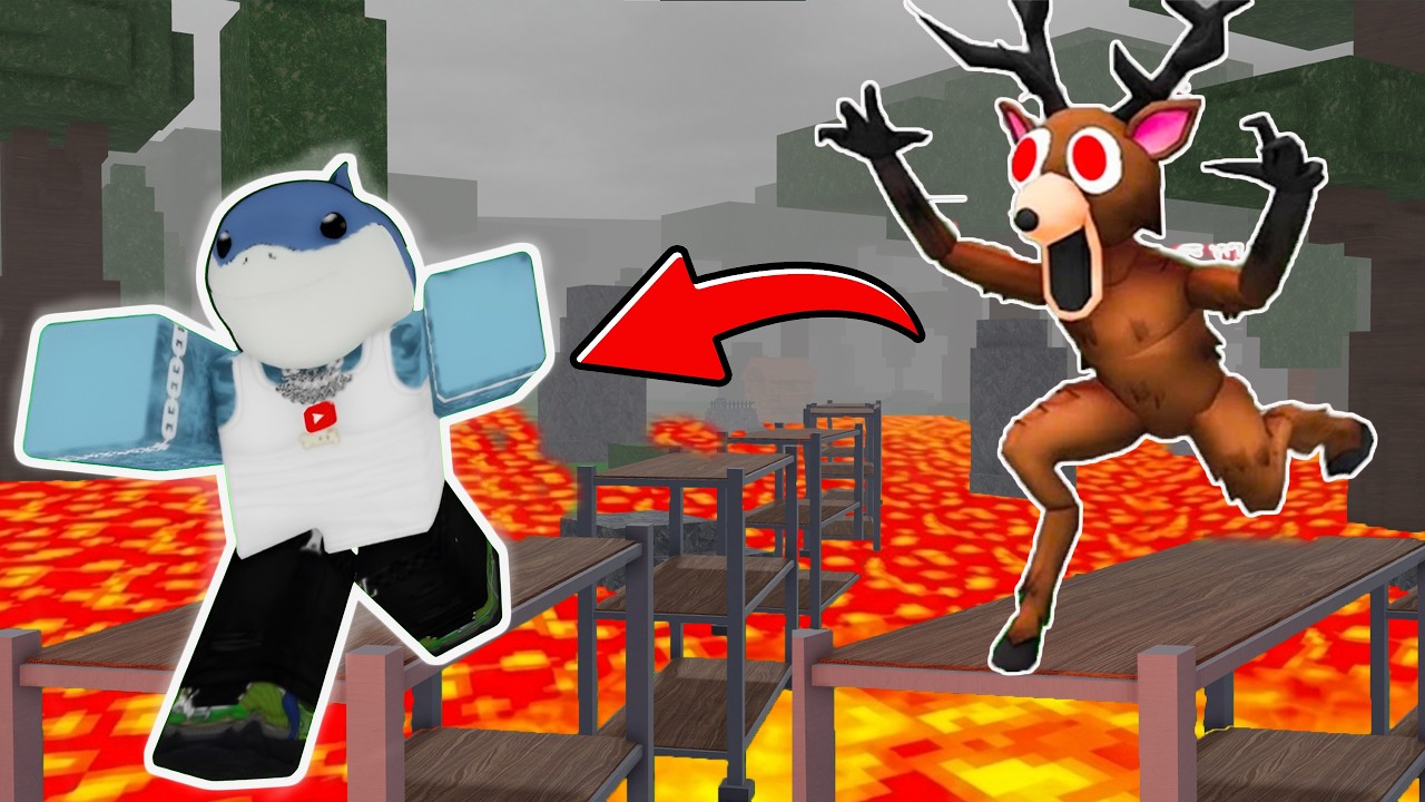 YERE DEĞMEK YASAK! 🚫 HER YER LAV! 🔥 - Roblox Ormanda 99 Gece 🌲🌙