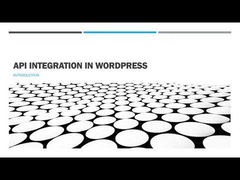 Introduction to integrating API in WordPress