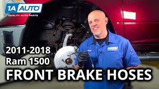 How to Replace Front Brake Hoses 2011-2018 Ram 1500