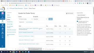 Canvas To do List, Grades, Assignments