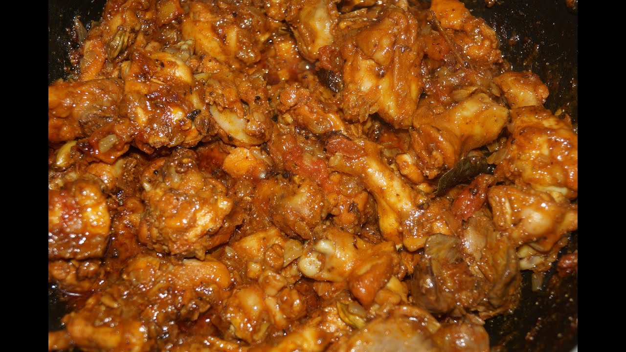 spicy chicken masala in Telugu - YouTube