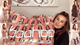 BOOHOO HAUL \& TRY ON | MATERNITY FASHION | STYLING YOUR BUMP
