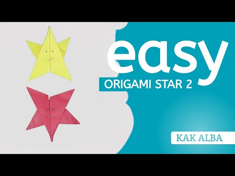 It S Very Easy To Make STAR ORIGAMI With Kak Alba