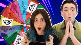 SPIN The Mystery Wheel & EAT Whatever It Lands On!!