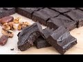 Healthy No-Bake Brownies Recipe - Gluten Free Refined Sugar Free Brownies