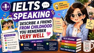 CÔ LAN - HƯỚNG DẪN - IELTS SPEAKING: DESCRIBE A FRIEND FROM CHILDHOOD YOU REMEMBER VERY WELL