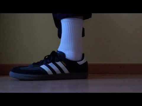 Adidas Samba on feet walking YouTube