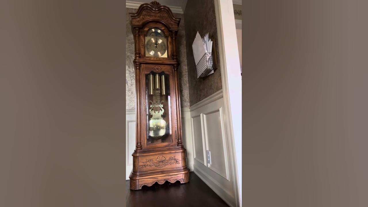 Grandfather Clock Strikes 12 (Pt. 1) YouTube