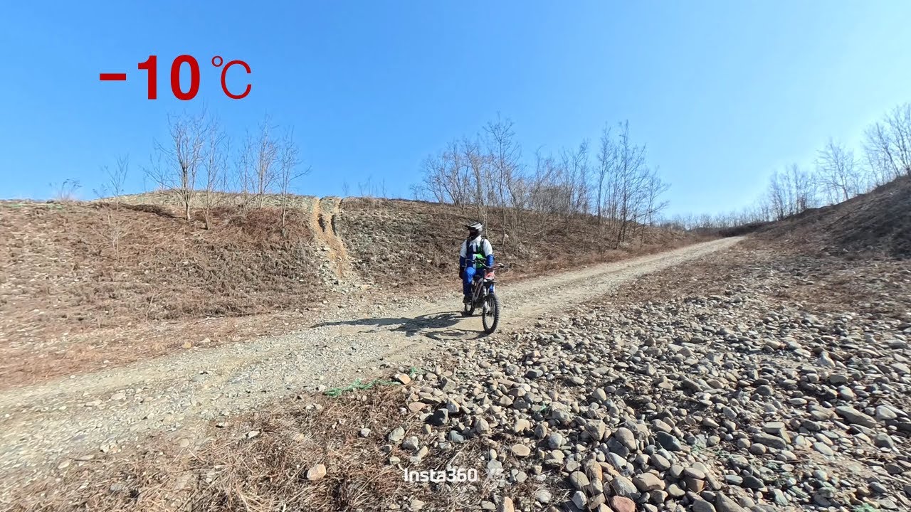 추울땐 바이크를 타야지~ 남한강_도리섬