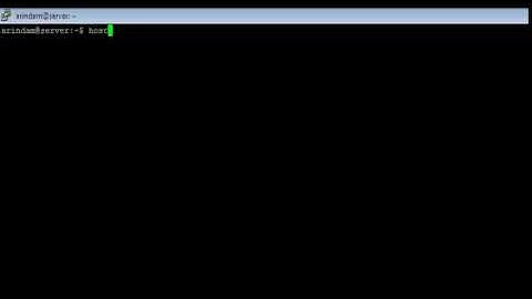 Linux - hostname Command - w3resource