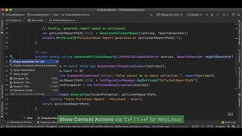 Rider Tips & Tricks #3: Add Parameter Validation With Alt + Enter