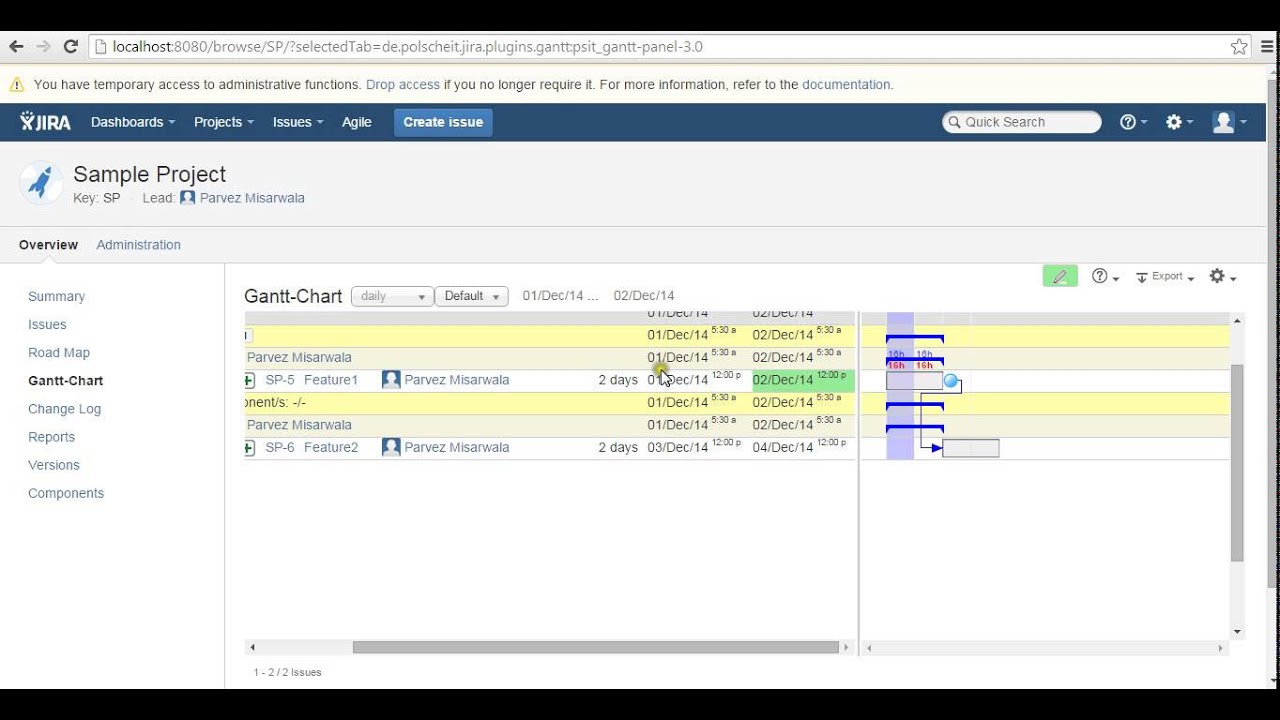 Jira Charting Plugin